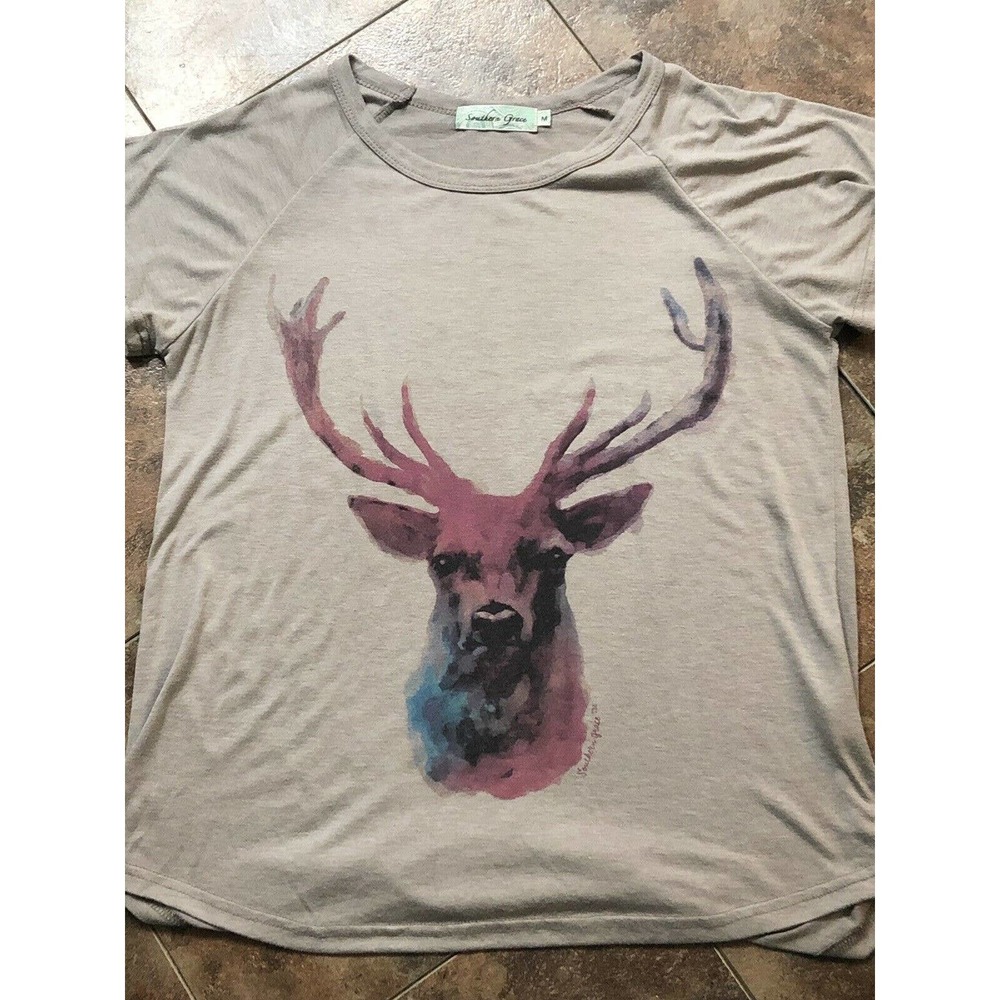 Light Brown Deer Top Size Medium
